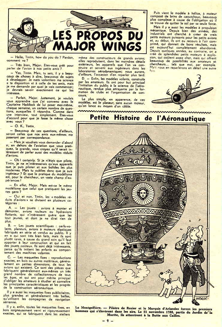 Page n 9 du Journal de TINTIN dition Belge N 2 du 3 Octobre 1946