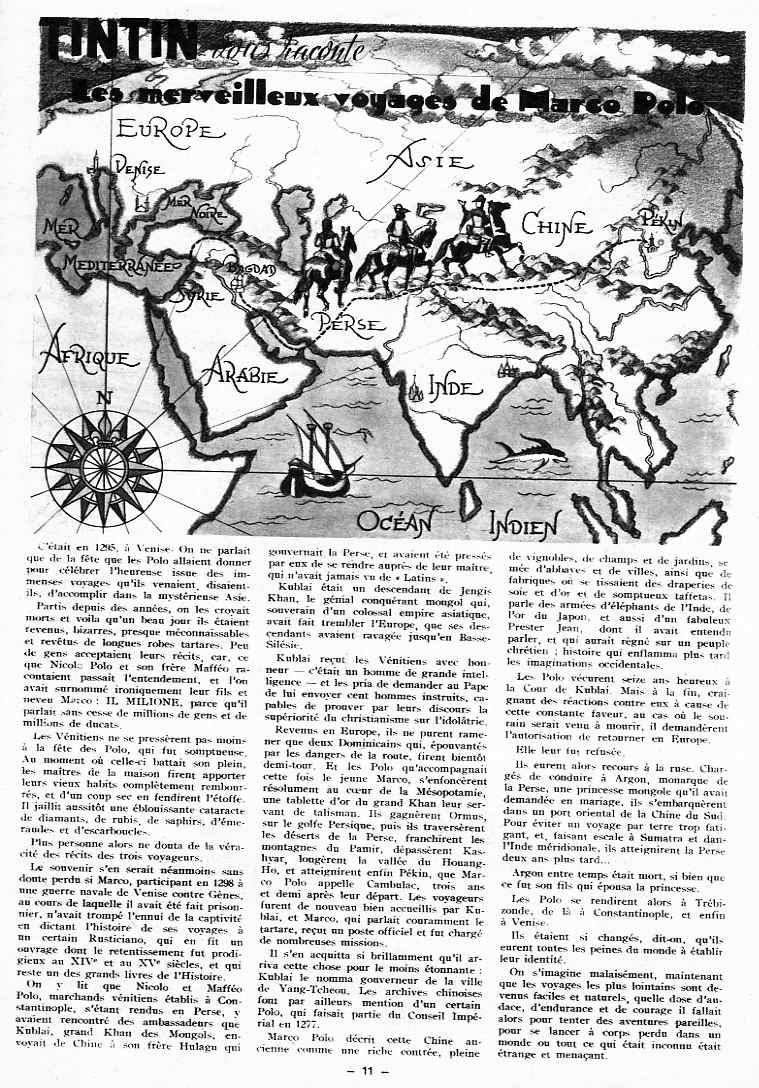 Page n 11 du Journal de TINTIN dition Belge N 8 du 14 Novembre 1946