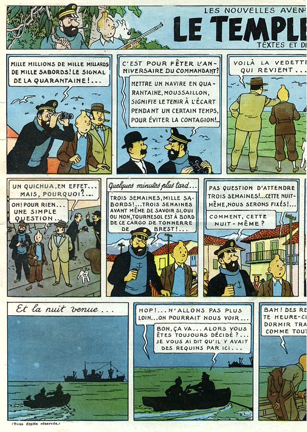 Page n 8 du Journal de TINTIN dition Belge N 3 du 16 Janvier 1947
