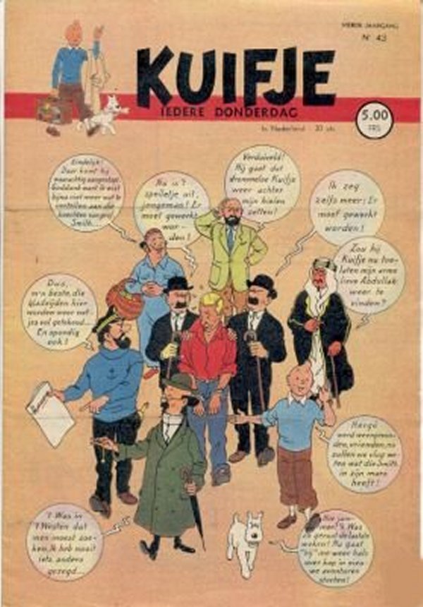 Kuifje weekblad N 43 du 27 Octobre 1949