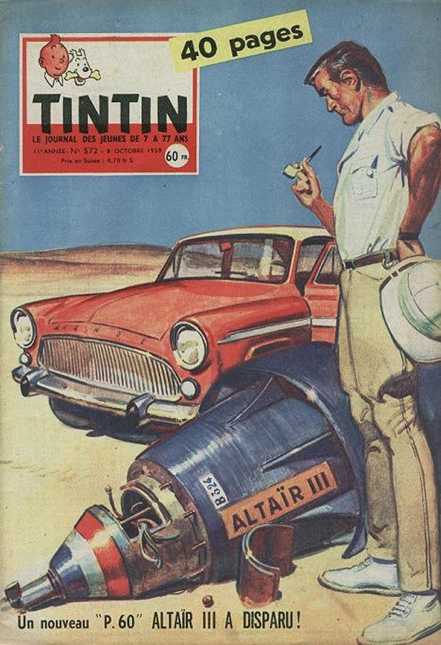 Journal de TINTIN dition Franaise N 572 du 8 Octobre 1959