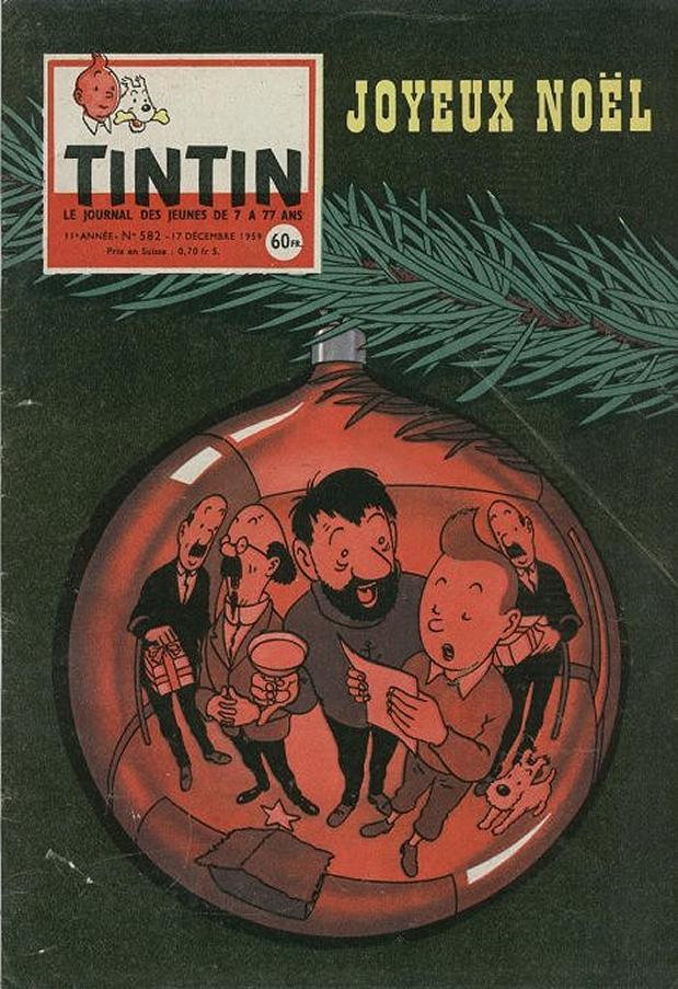 Journal de TINTIN dition Franaise N 582 du 17 Dcembre 1959