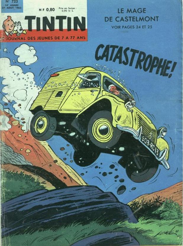 Journal de TINTIN dition Franaise N 723 du 30 Aot 1962