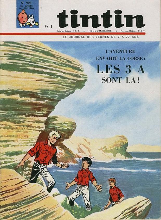 Journal de TINTIN dition Franaise N 921 du 16 Juin 1966