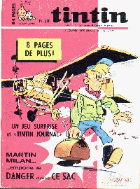 Journal de TINTIN dition Franaise N 1036 du 5 Septembre 1968