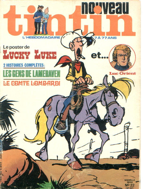 Edition Franaise Nouveau TINTIN N 22 du 10 Fvrier 1976