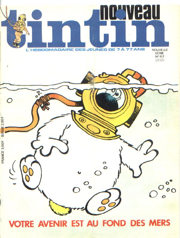 Edition Franaise Nouveau TINTIN N 62 du 16 Novembre 1976