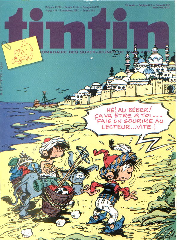 Journal de TINTIN dition Franaise N 232 du 15 Fvrier 1980