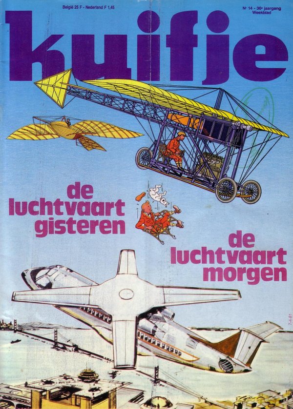 Kuifje weekblad N 14 du 7 Avril 1981