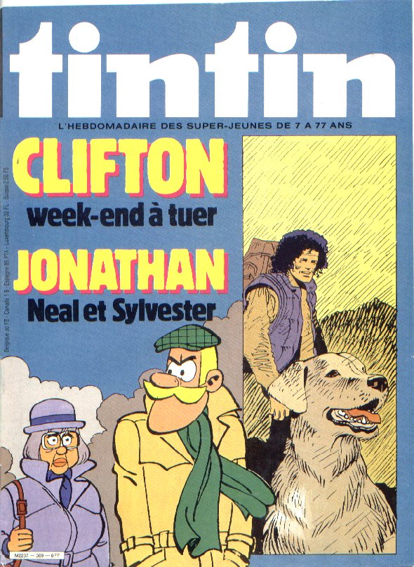 Journal de TINTIN dition Franaise N 369 du 5 Octobre 1982