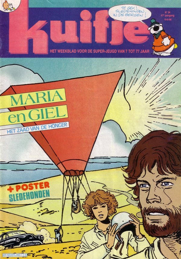 Kuifje weekblad N 34 du 19 Aot 1986