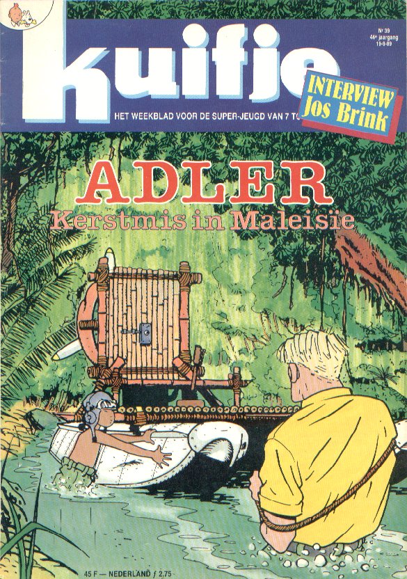 Kuifje weekblad N 39 du 19-09-89