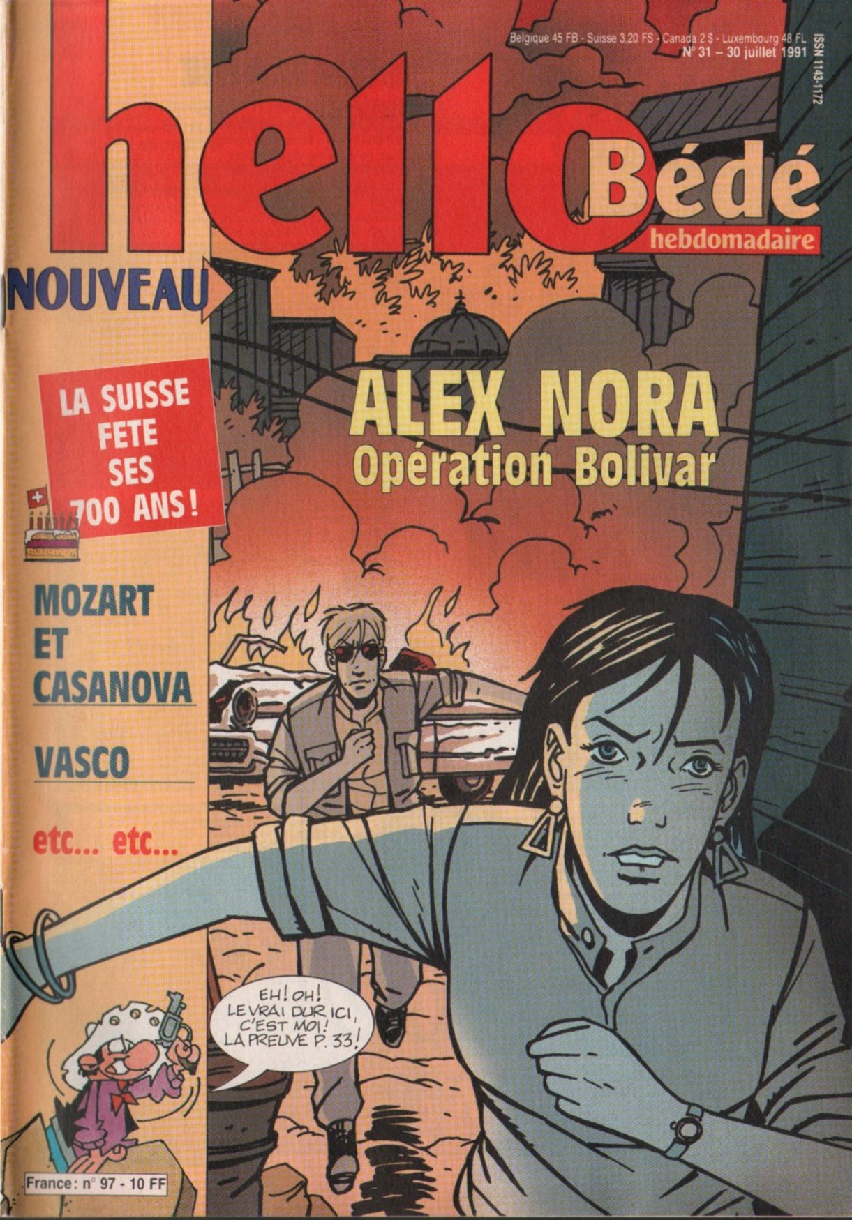Journal Hello Bd N 97 du 30 Juillet 1991