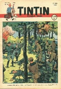 Journal de TINTIN dition Belge N 25 du 23 Juin 1949