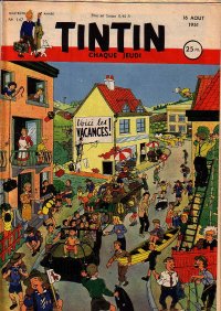 Journal de TINTIN édition Française N° 147 du 16 Août 1951