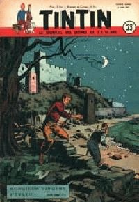 Journal de TINTIN dition Belge N 23 du 6 Juin 1951