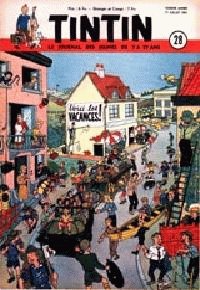 Journal de TINTIN édition Belge N° 28 du 11 Juillet 1951