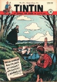 Journal de TINTIN dition Belge N 34 du 22 Aot 1951