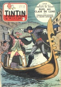 Journal de TINTIN dition Belge N 6 du 9 Fvrier 1955