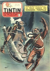 Journal de TINTIN dition Belge N 8 du 23 Fvrier 1955
