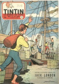 Journal de TINTIN dition Belge N 15 du 13 Avril 1955