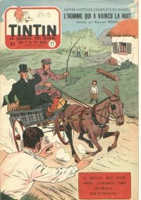 Journal de TINTIN édition Belge N° 17 du 27 Avril 1955