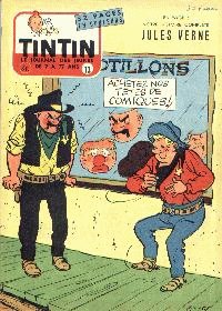 Journal de TINTIN dition Belge N 13 du 27 Mars 1957