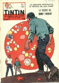 Journal de TINTIN dition Belge N 36 du 9 Septembre 1959