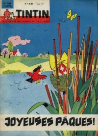 Journal de TINTIN dition Franaise N 704 du 19 Avril 1962