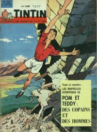 Journal de TINTIN édition Française N° 731 du 25 Octobre 1962