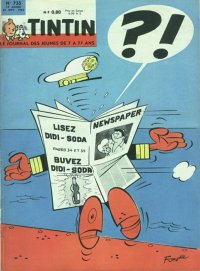 Journal de TINTIN dition Franaise N 735 du 22 Novembre 1962