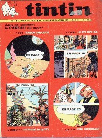 Journal de TINTIN dition Belge N 28 du 14 Juillet 1970
