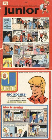Junior sup. de l' hebdo. Chez Nous N 27 du 4 Juillet 1974