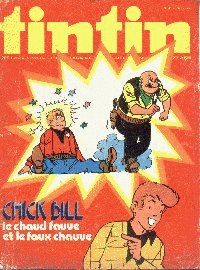 Journal de TINTIN dition Belge N 43 du 21 Octobre 1975