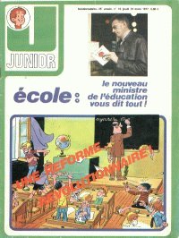 Junior sup. de l' hebdo. Chez Nous N 14 du 31 Mars 1977