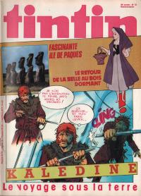 Journal de TINTIN dition Belge N 15 du 14 Avril 1981
