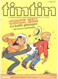 Journal de TINTIN dition Belge N 38 du 21 Septembre 1982