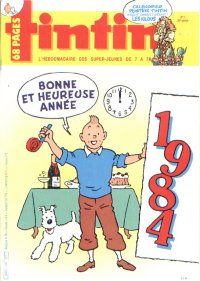 Journal de TINTIN dition Belge N 1 du 3 Janvier 1984
