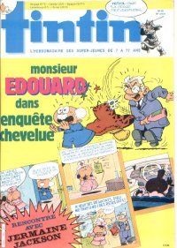 Journal de TINTIN édition Française N° 523 du 17 Septembre 1985